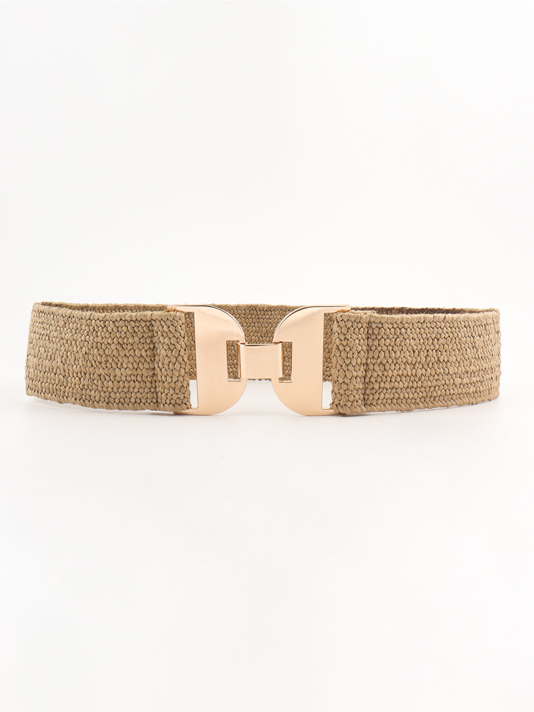 Alloy Buckle Elastic Belt 