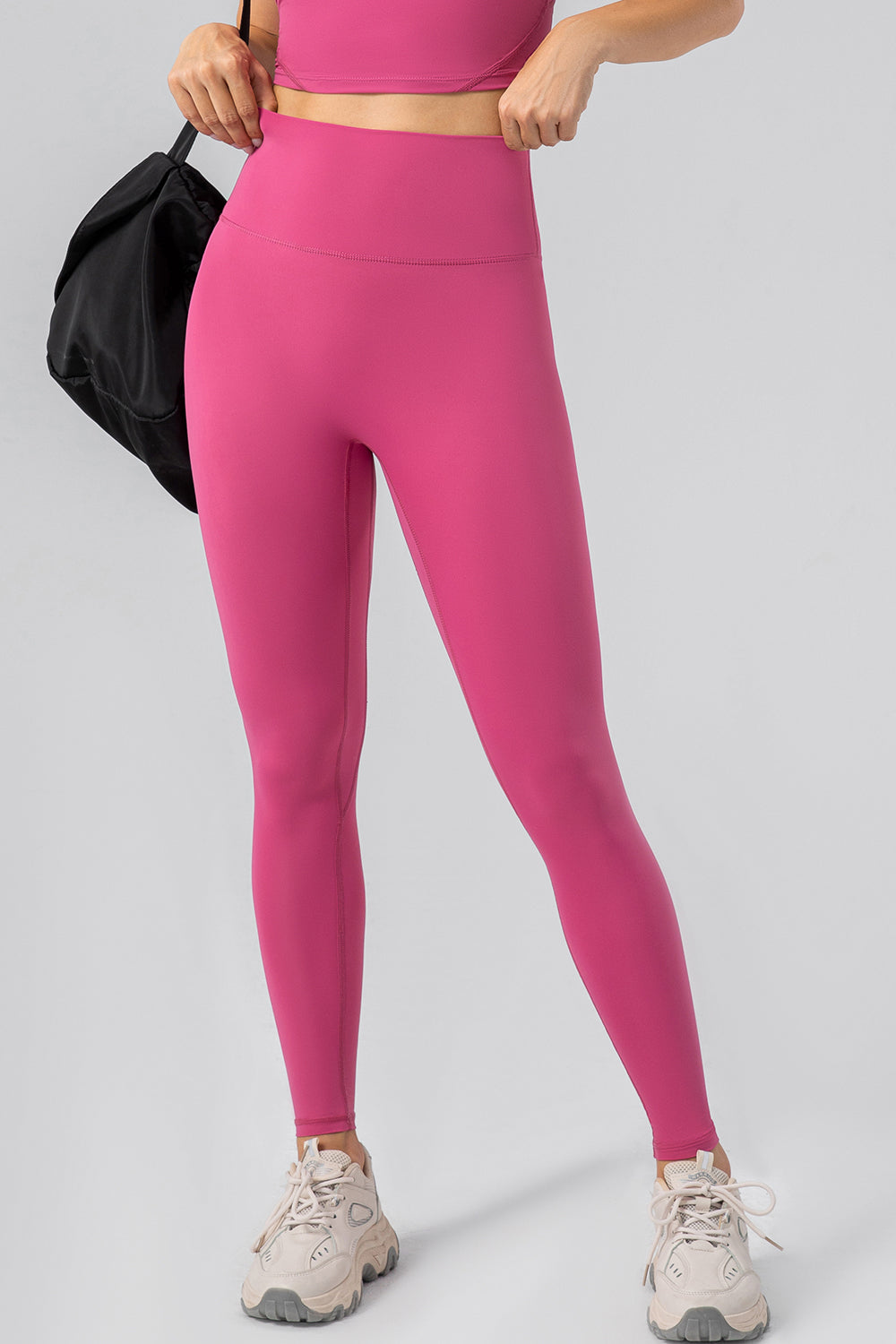 High Waist Wide Waistband Active Leggings 