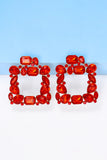 Geometrical Shape Zinc Alloy Dangle Earrings 