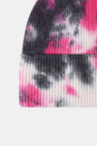 Tie-Dye Cuffed Rib-Knit Beanie Hat 
