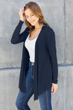Basic Bae Full Size Open Front Long Sleeve Cardigan 