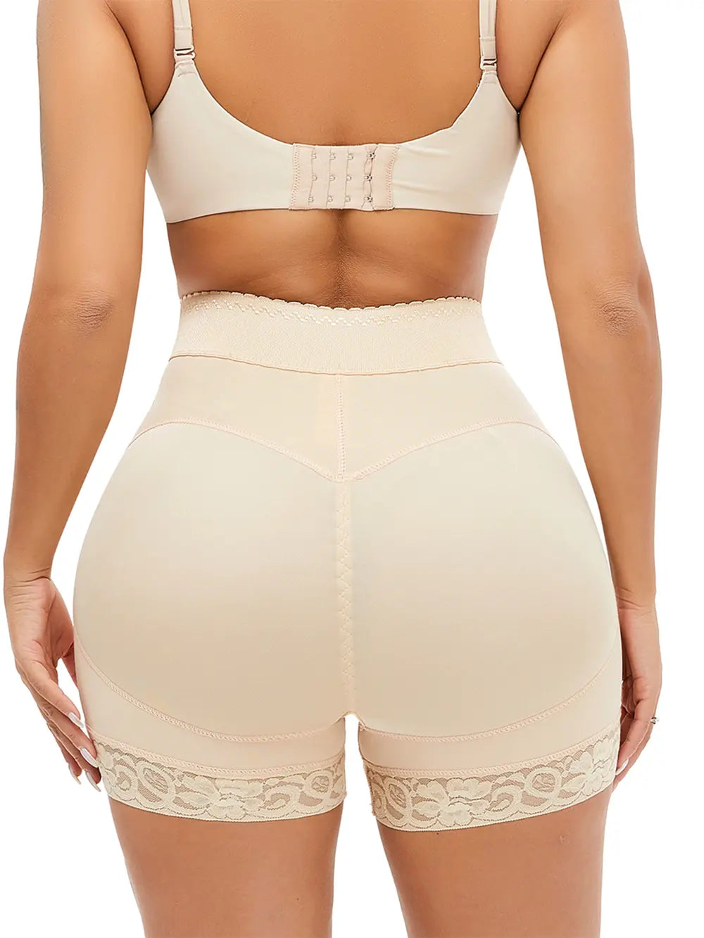 Full Size Lace Detail Hook-and-Eye Shaping Shorts Lingerie & Nightwear