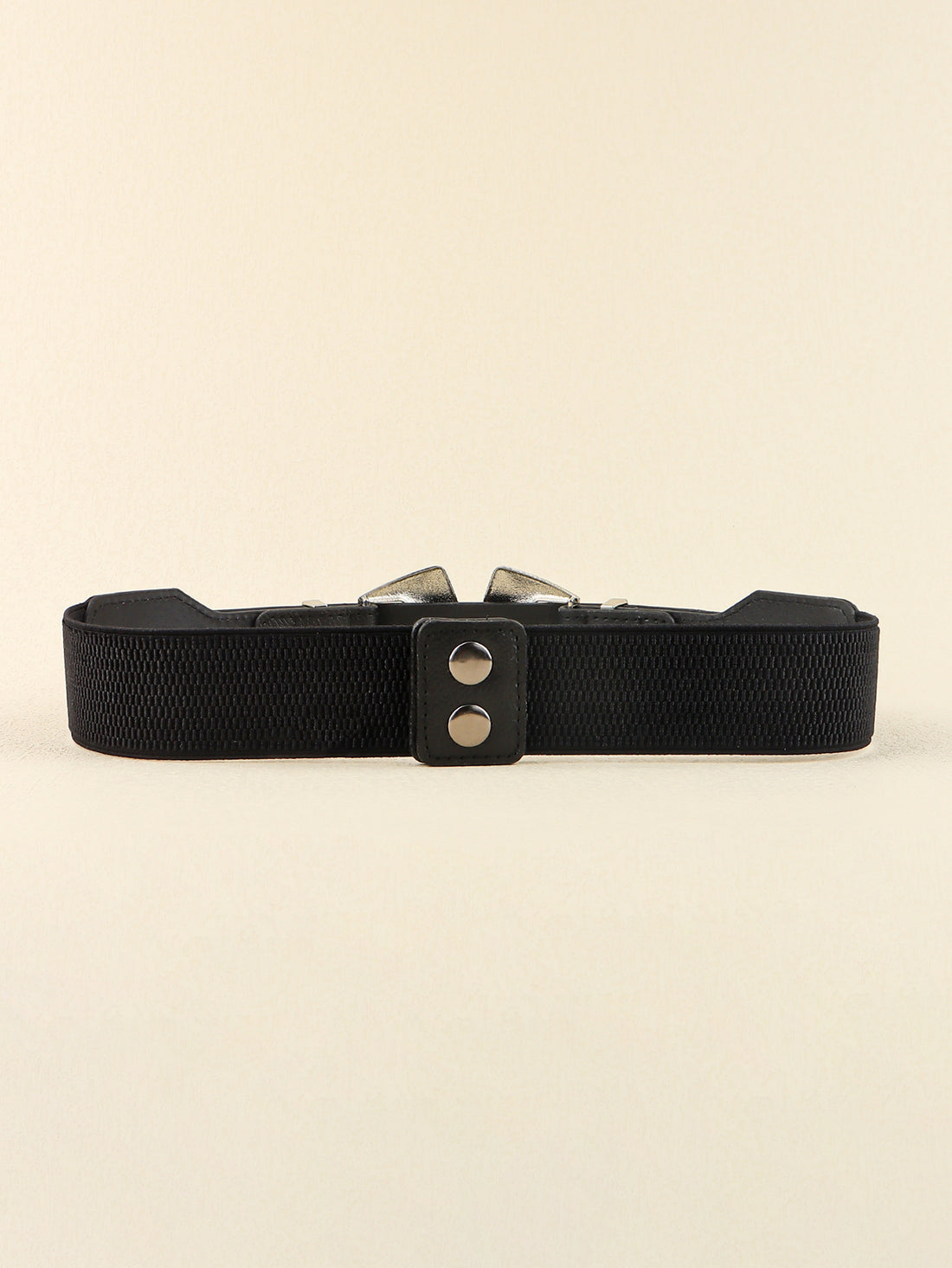 Double Buckle PU Leather Belt 