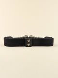 Double Buckle PU Leather Belt 
