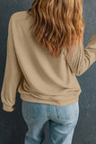 Pumpkin & Flower Graphic Long Sleeve Sweatshirt 