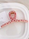 PC Polka Dot Hair Claw Clip 