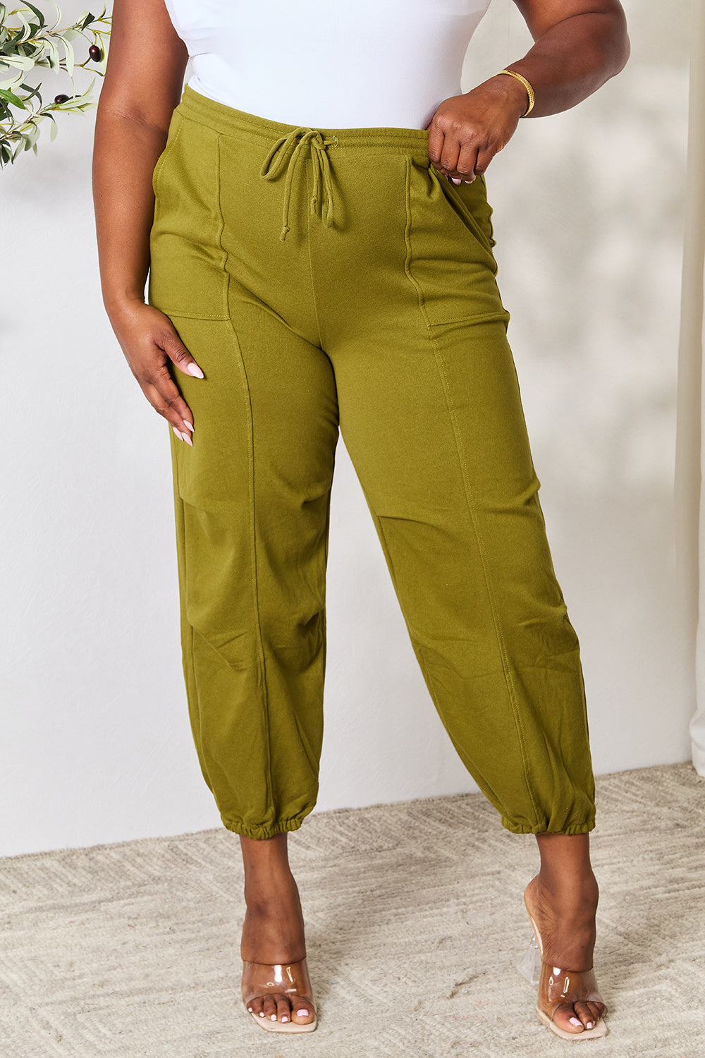 Culture Code Full Size Drawstring Sweatpants with pockets 