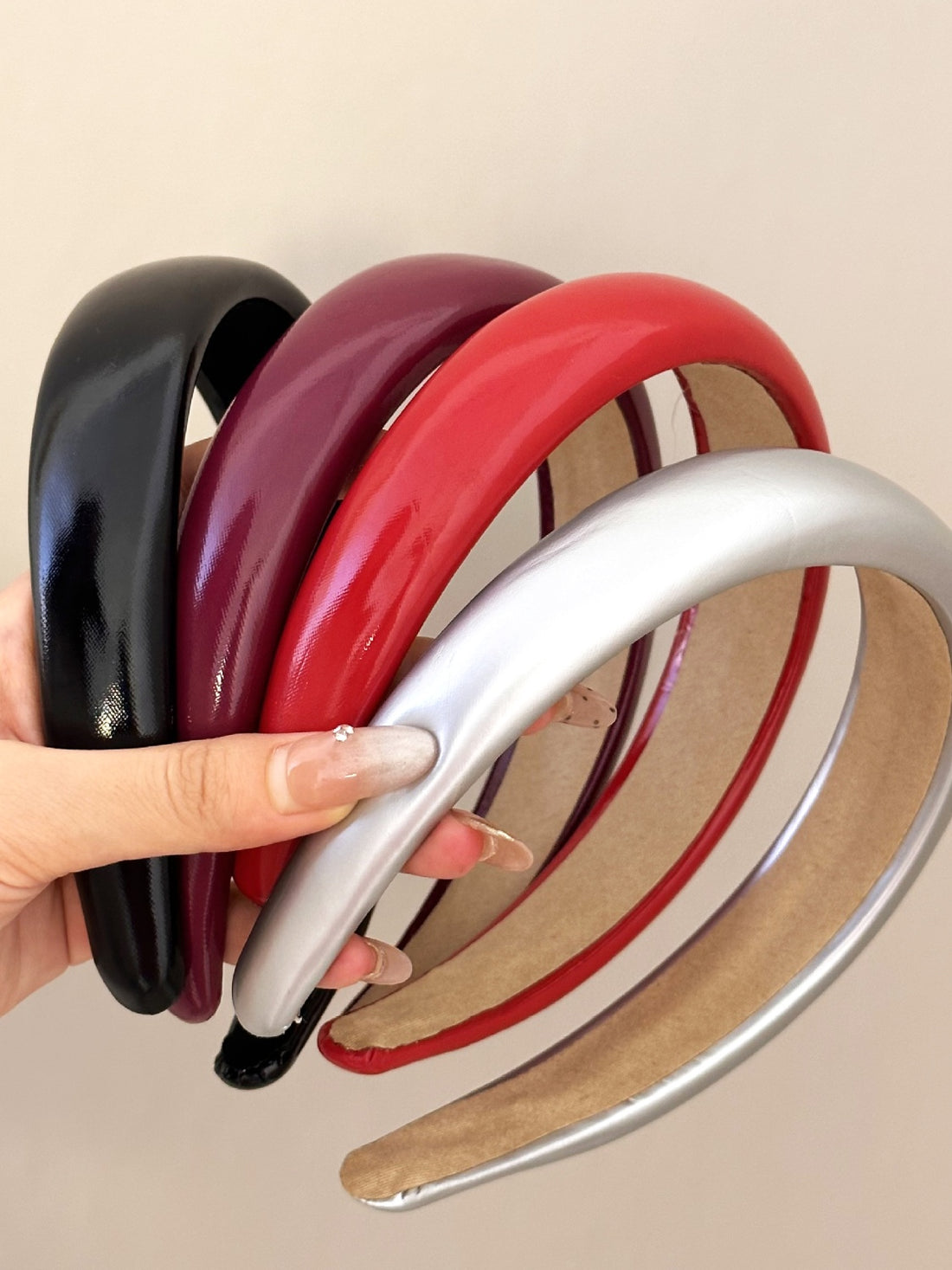 PU Leather Wide Headband 