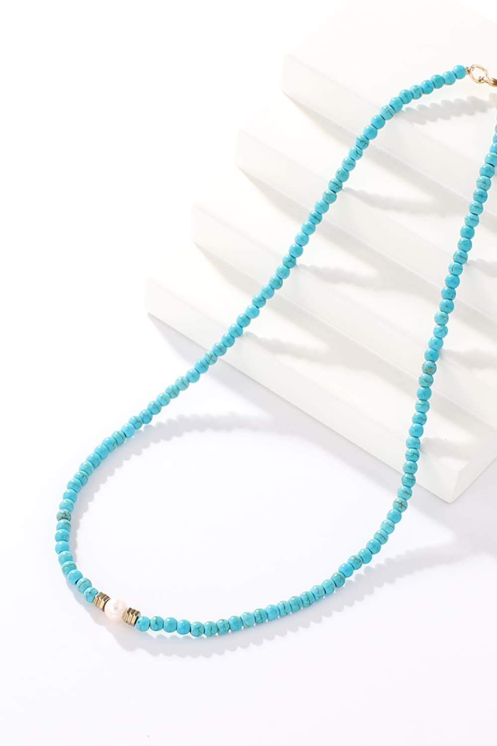Turquoise & Pearl Necklace 