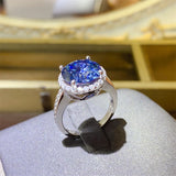5 Carat Moissanite 925 Sterling Silver Ring 
