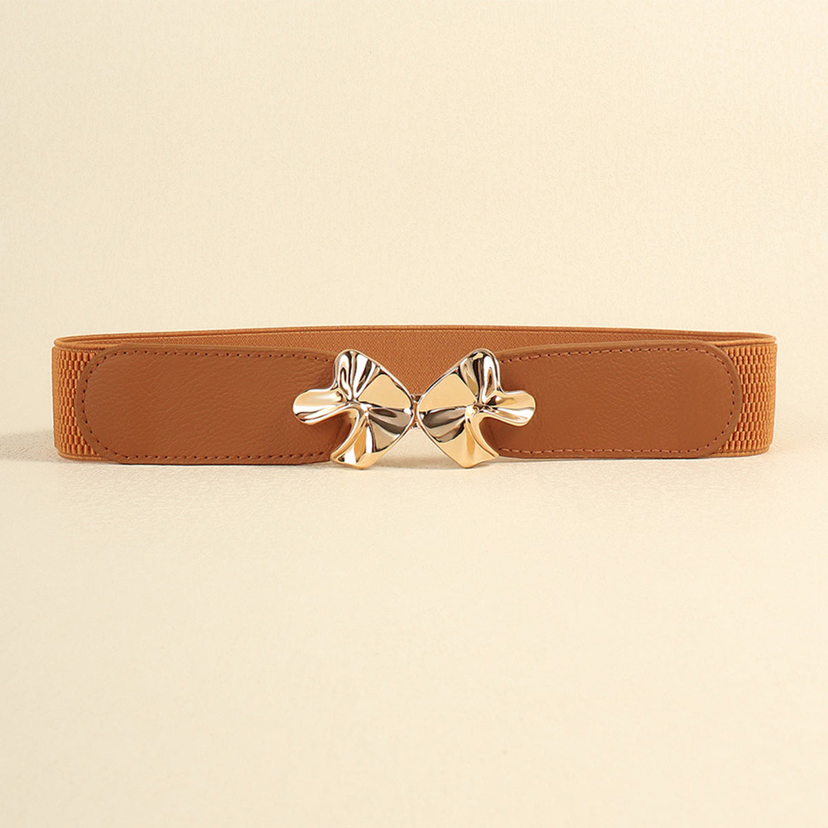 Alloy Buckle Elastic Belt 
