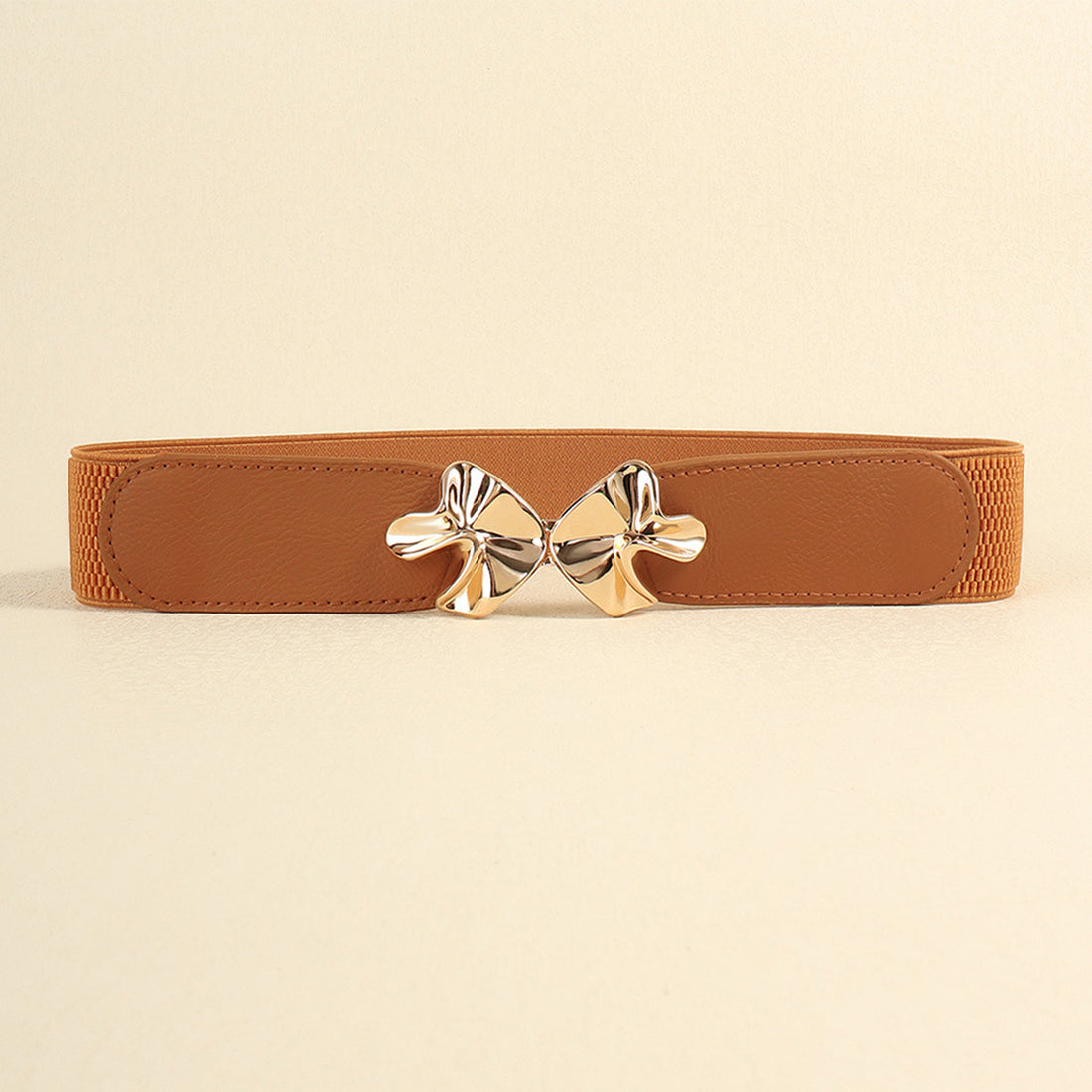 Alloy Buckle Elastic Belt 