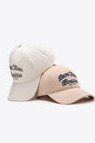 Embroidered Graphic Adjustable Baseball Cap 