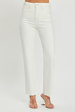RISEN Full Size High Rise Tummy Control Straight Jeans 