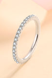 Curious Time 925 Sterling Silver Moissanite Ring 