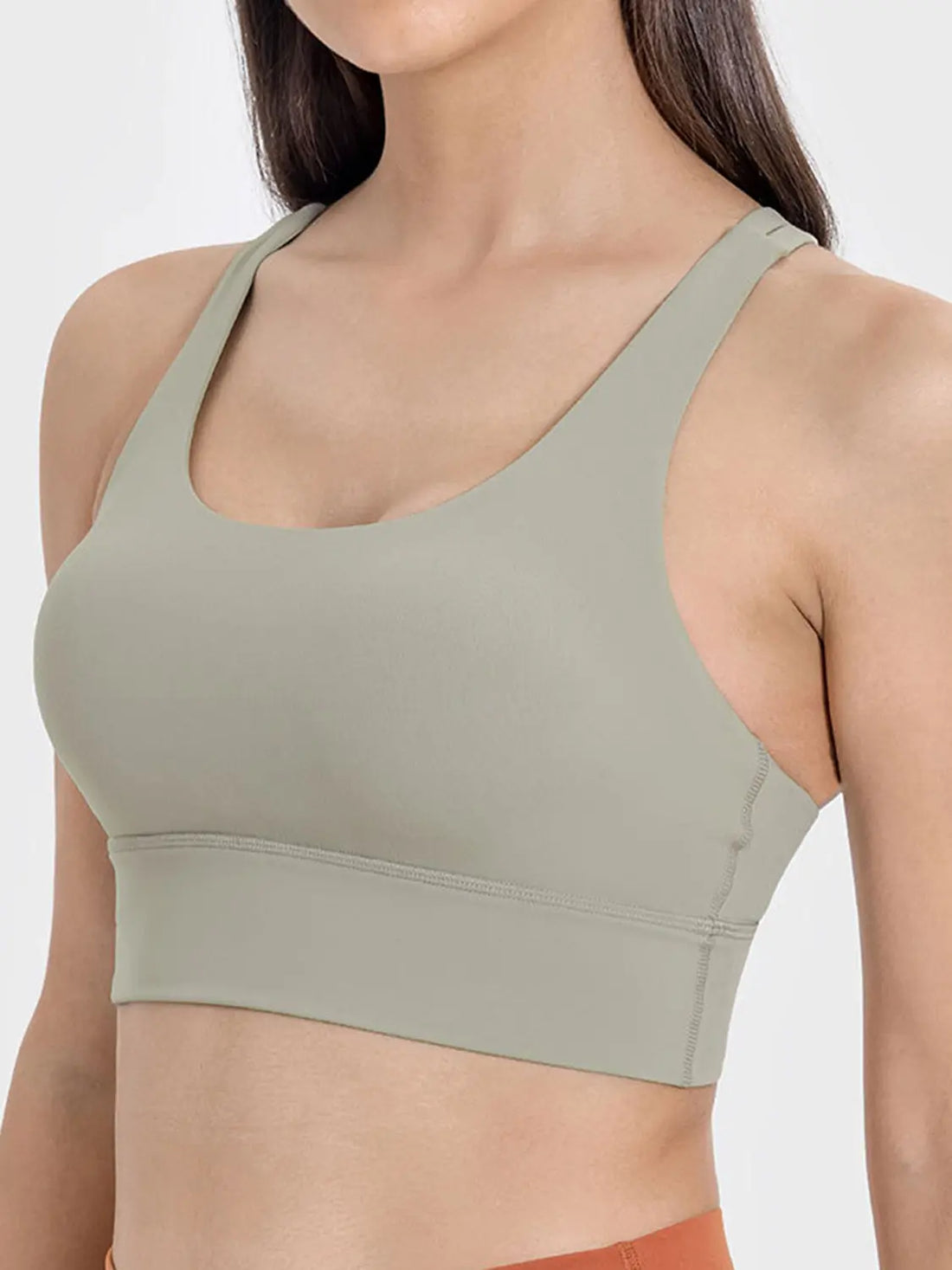 Millennia Crisscross Scoop Neck Active Tank 