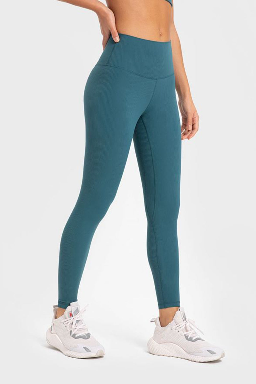 Millennia Highly Stretchy Wide Waistband Yoga Leggings 