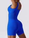 Basic Bae Ribbed Sleeveless Active Romper 