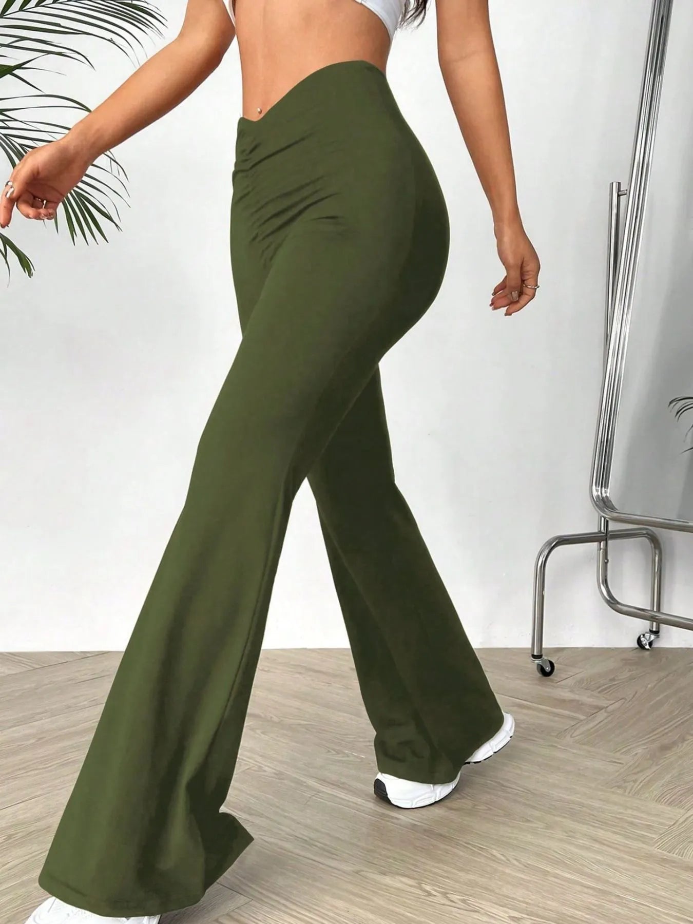 High Waisted Flare Pants 