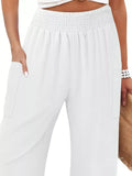 Elastic Waist Pants 