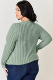 Basic Bae Full Size Ribbed Long Sleeve T-Shirt 
