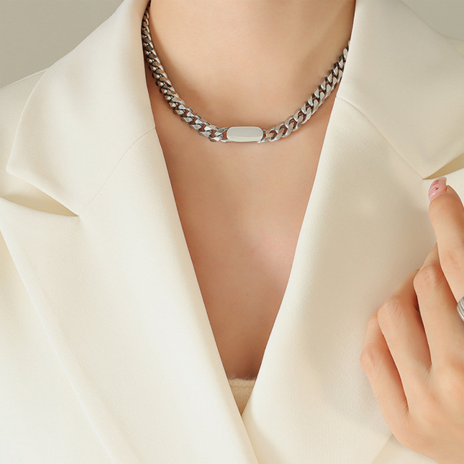 18K Gold-Plated Chain Necklace 