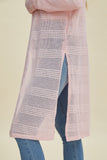 Double Take Full Size Open Front Longline Cardigan 