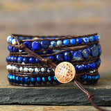 Alloy Bead Braided Bracelet 