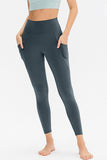 Slim Fit Long Active Leggings with Pockets 