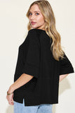 Basic Bae Full Size Bamboo Round Neck Exposed Seam T-Shirt 