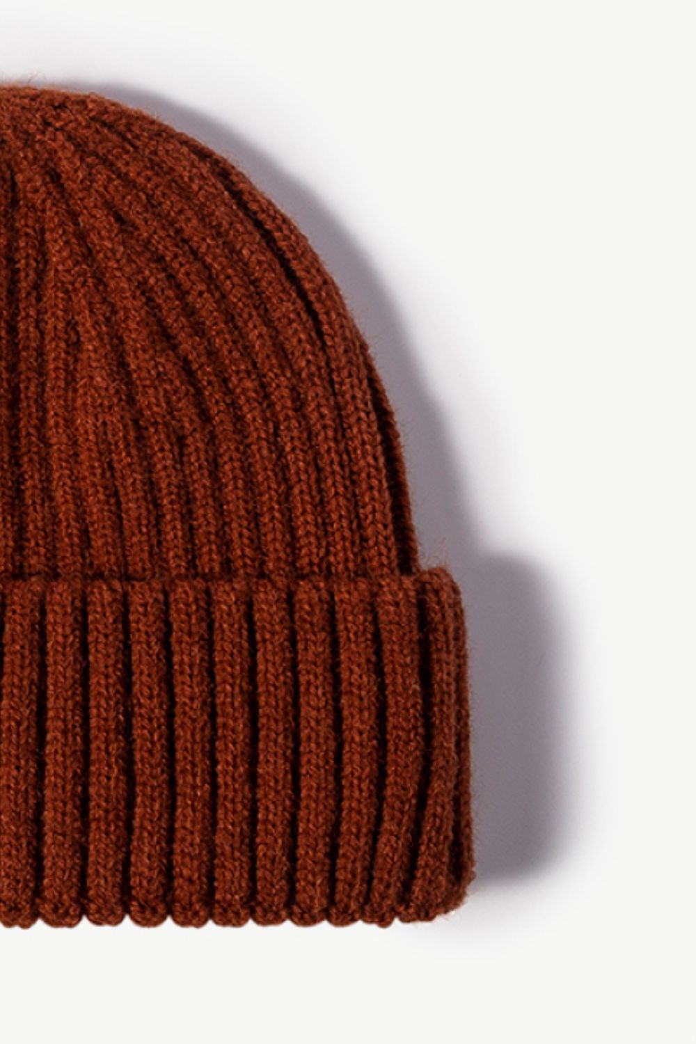 Rib-Knit Cuff Beanie 