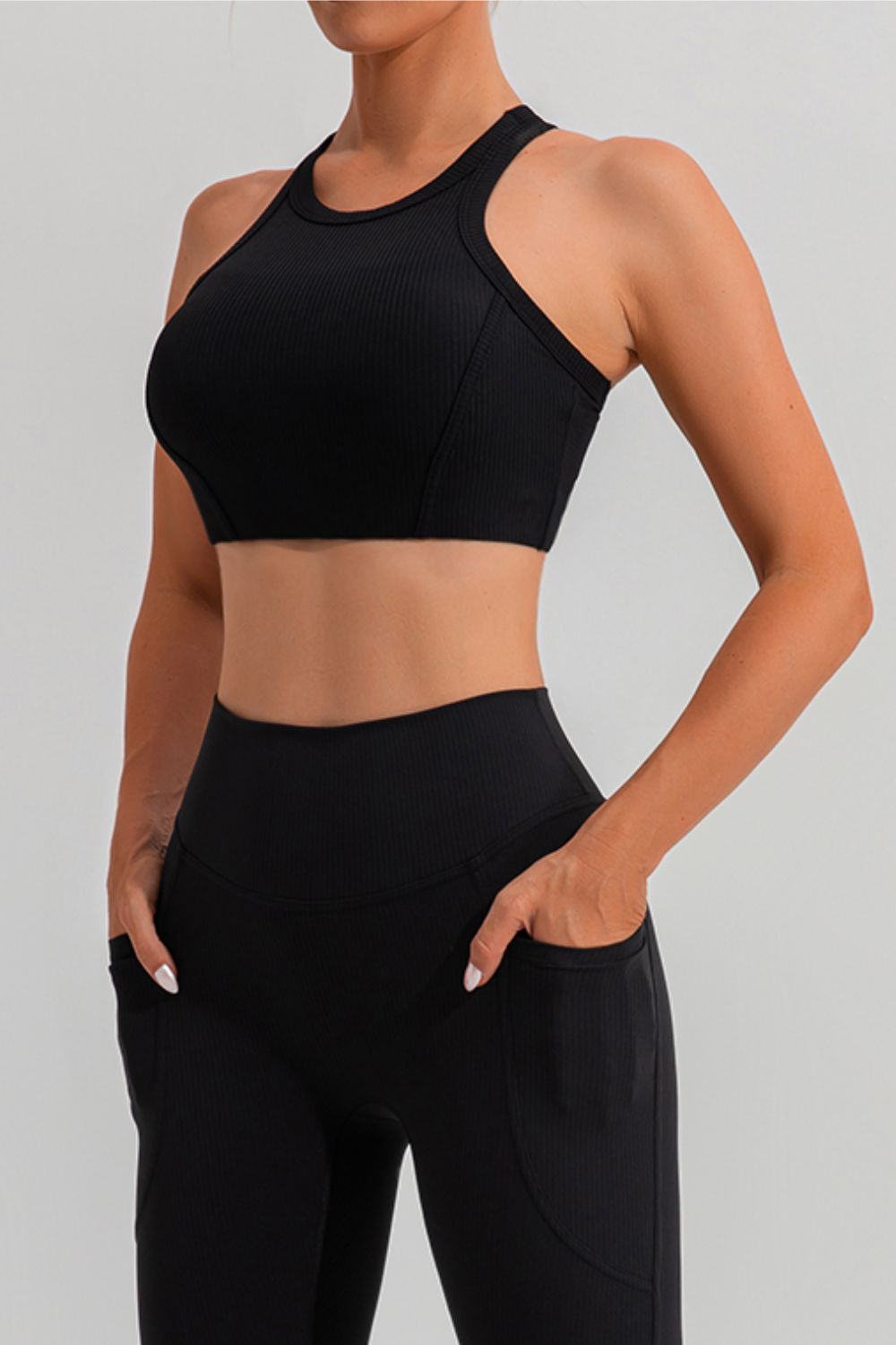 Round Neck Racerback Active Tank 