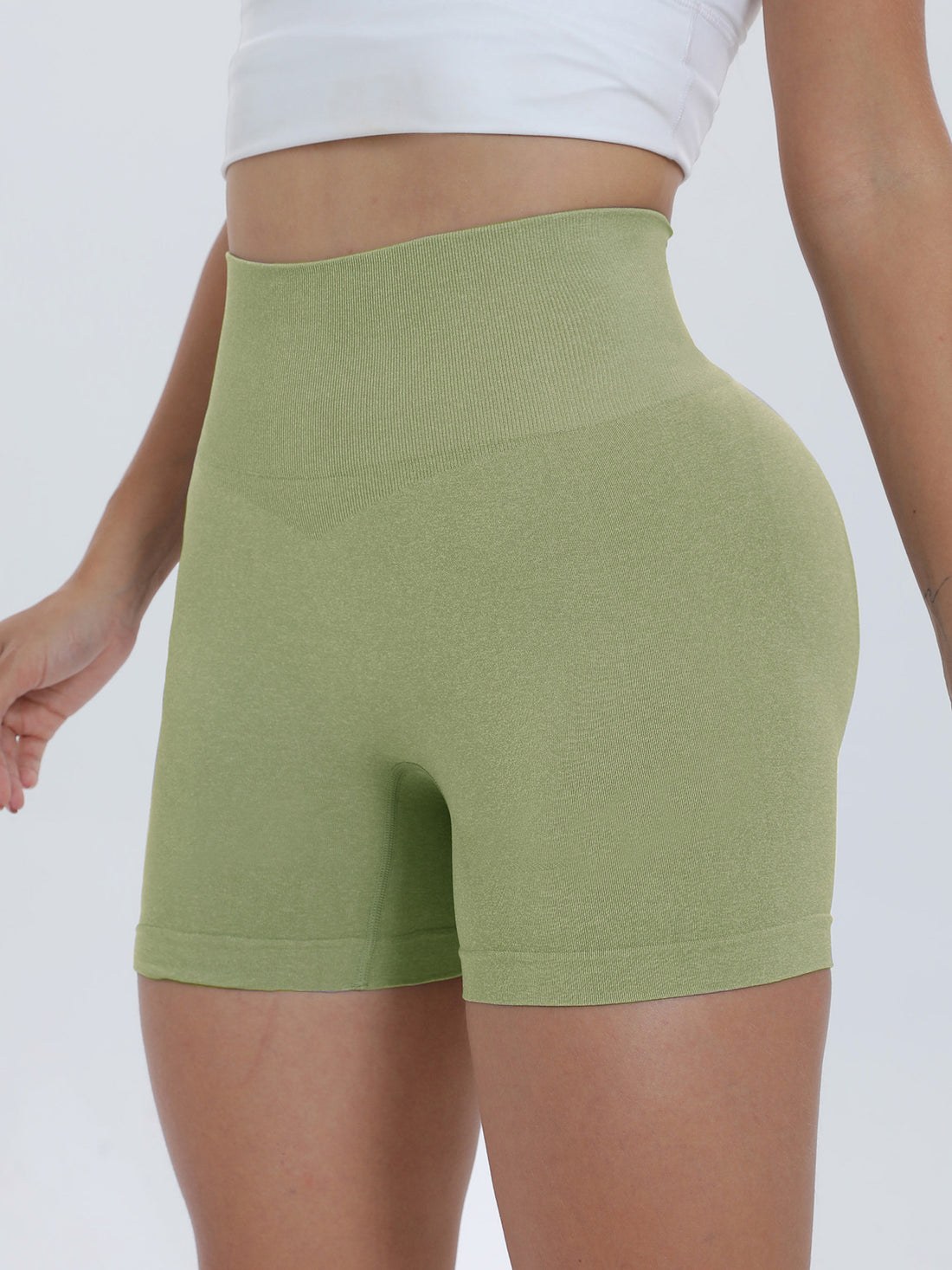 High Waist Active Shorts 
