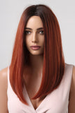 13*2" Full-Machine Wigs Synthetic Mid-Length Straight 27" 