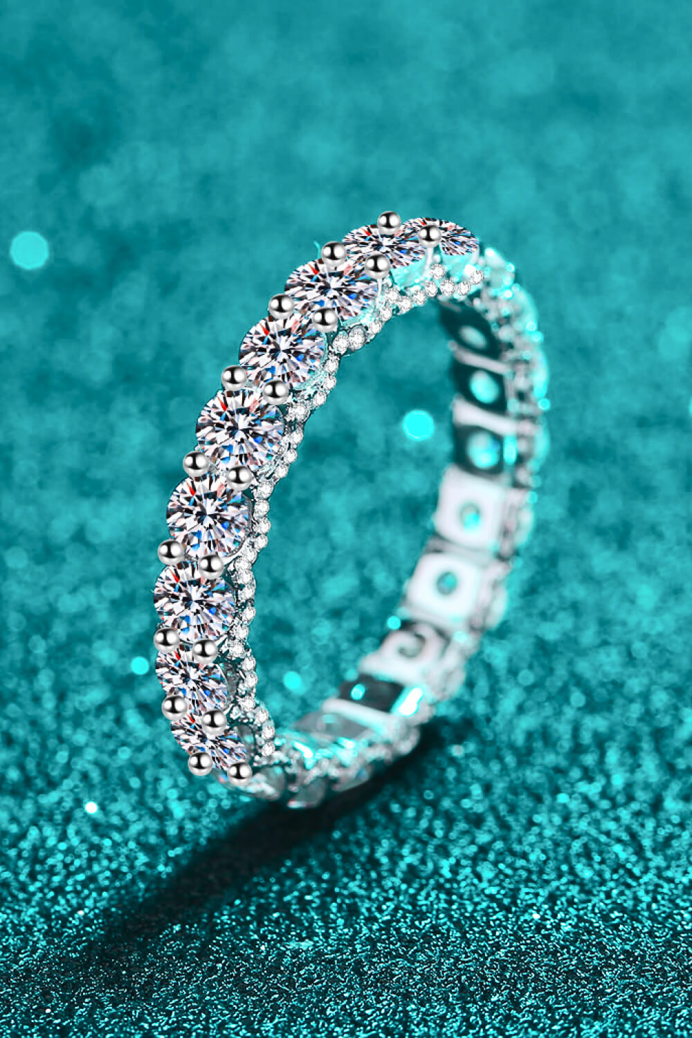 Charmed Moissanite Ring 