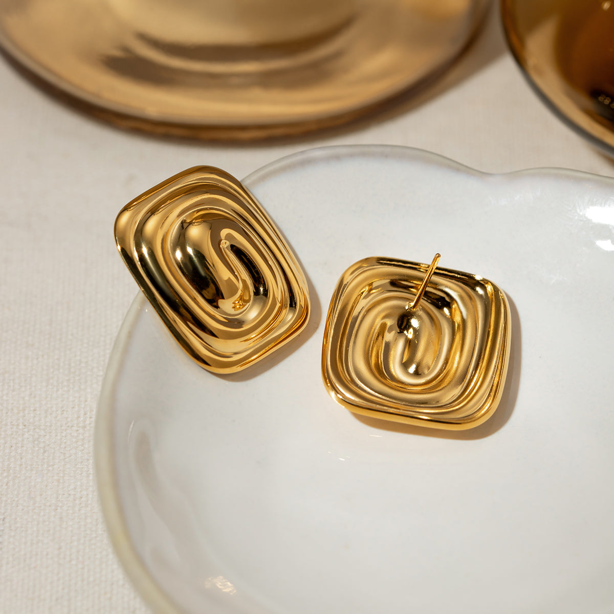 Stainless Steel Stud Earrings 