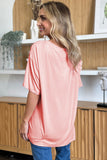 Basic Bae Full Size Bamboo V-Neck Drop Shoulder T-Shirt 