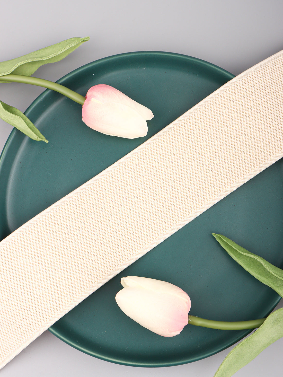 PU Elastic Wide Belt with Alloy Buckle 