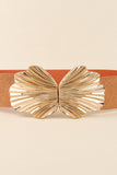 Zinc Alloy Buckle Elastic Belt 