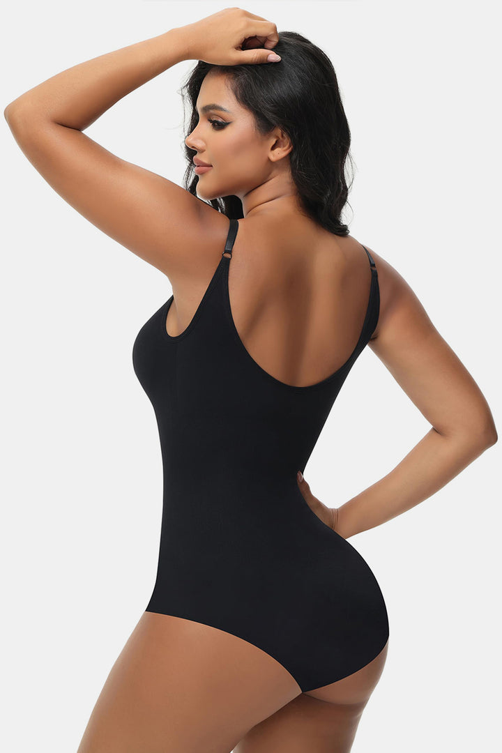 Spaghetti Strap Tummy Control Bodysuit 