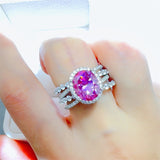 3 Carat Moissanite 925 Sterling Silver Ring 