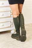WILD DIVA Footwear Knee High Platform Sock Boots 
