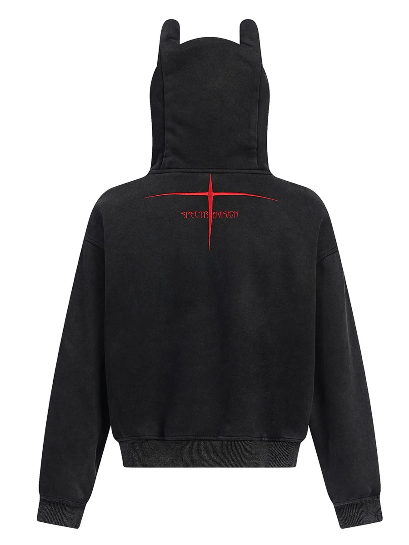 Men's Devil Horn Zip-Up Hoodie 