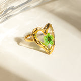 Stainless Steel Eternal Flower Ring 