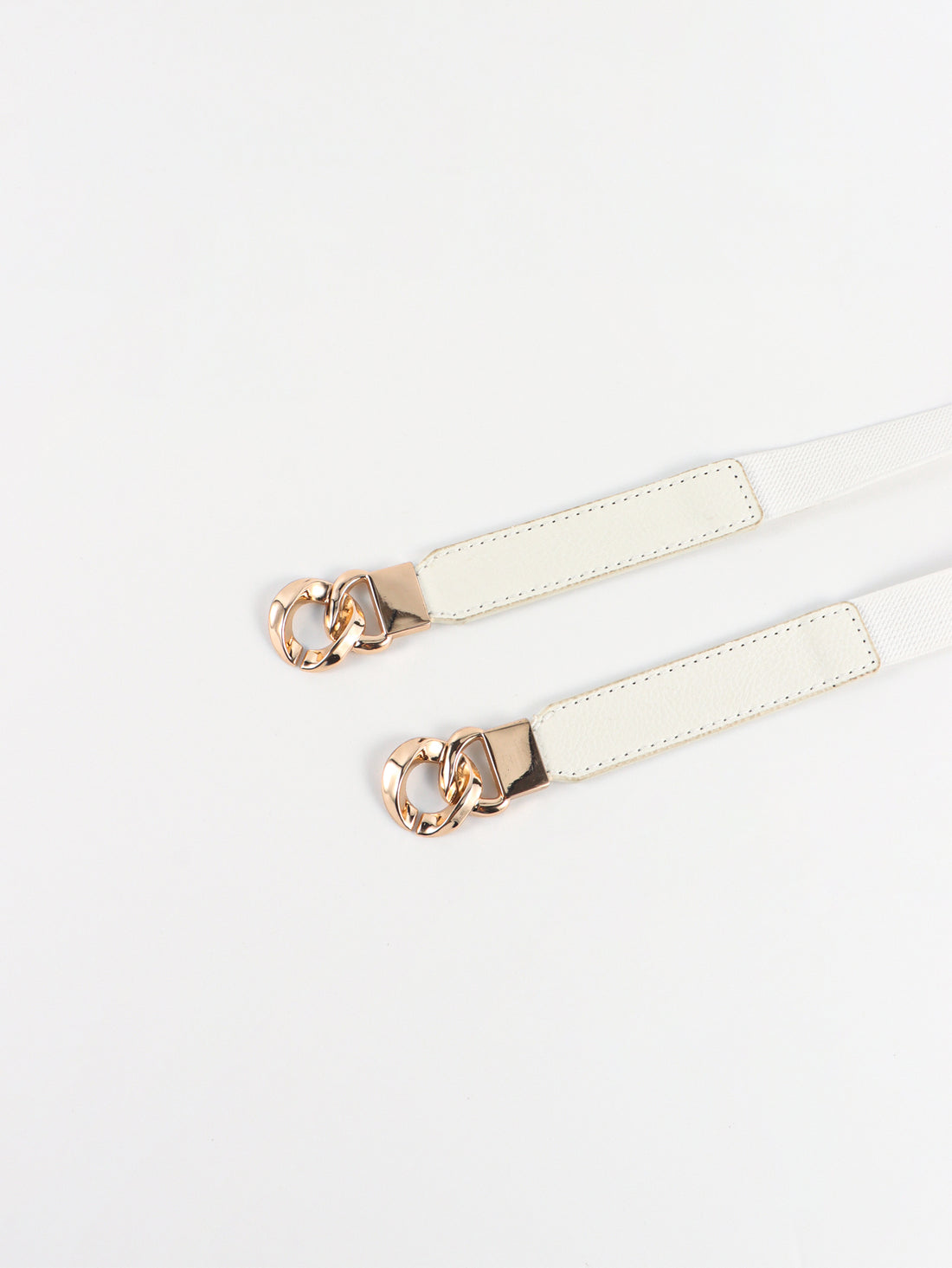 Zinc Alloy Buckle Elastic PU Belt 