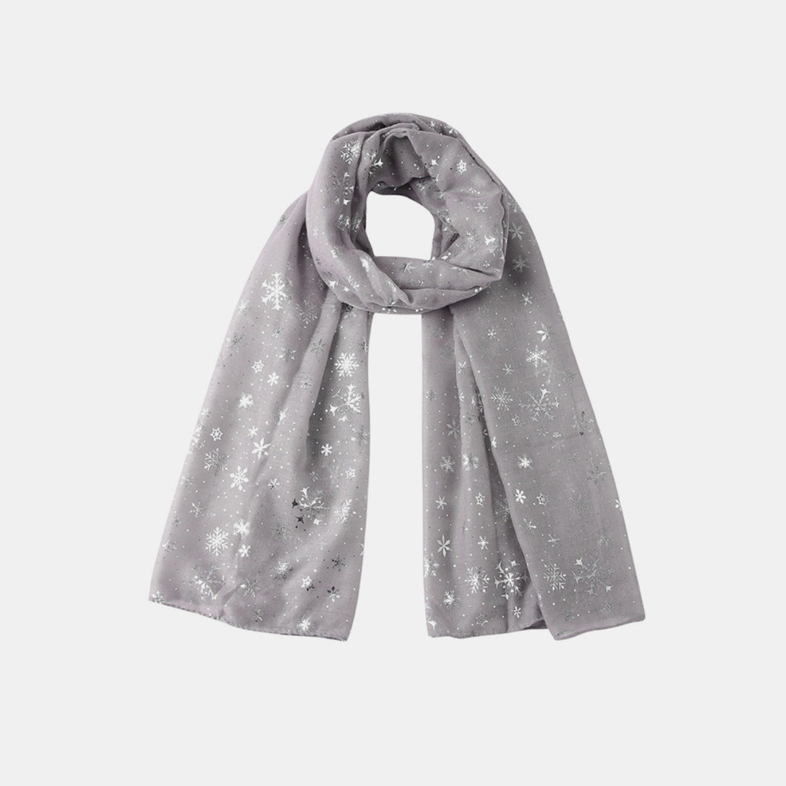 Thermal Snowflakes Polyester Scarf 