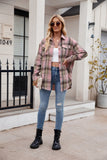 Mandy Plaid Button Up Long Sleeve Shirt 