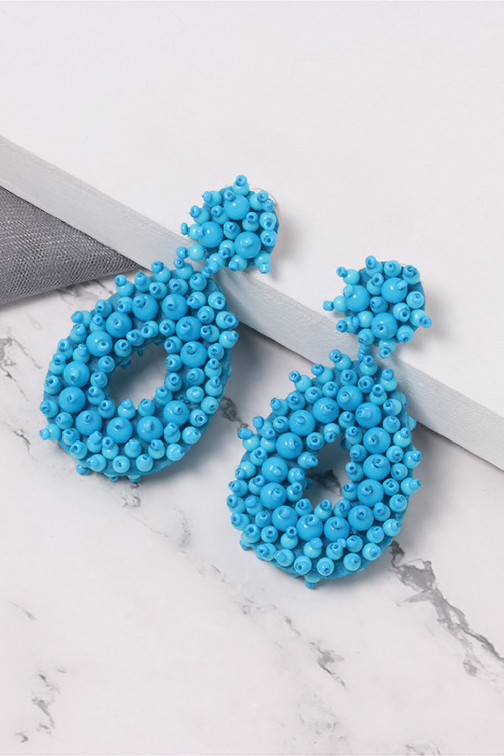 Beaded Dangle Earrings 