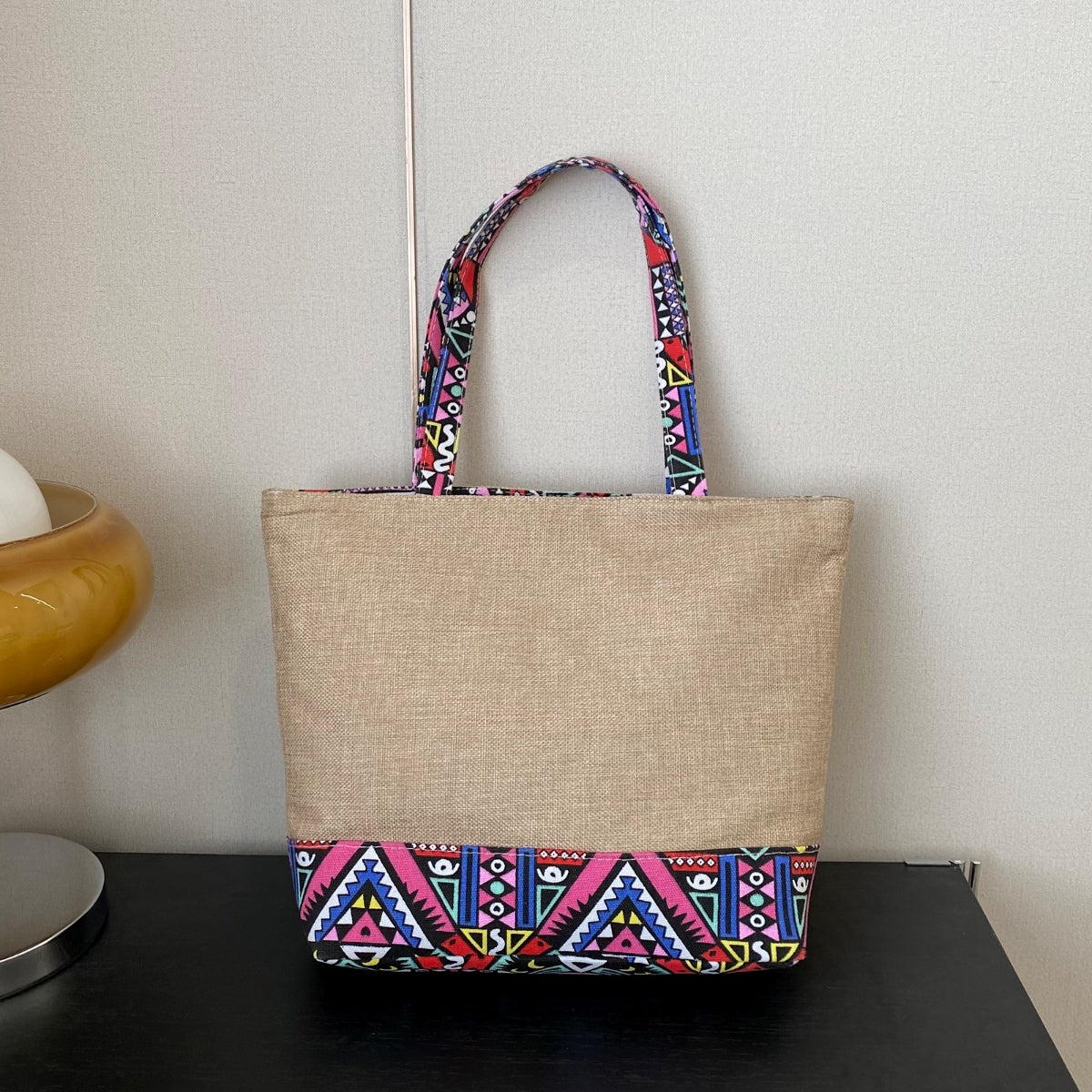 Geometric Medium Tote Bag 