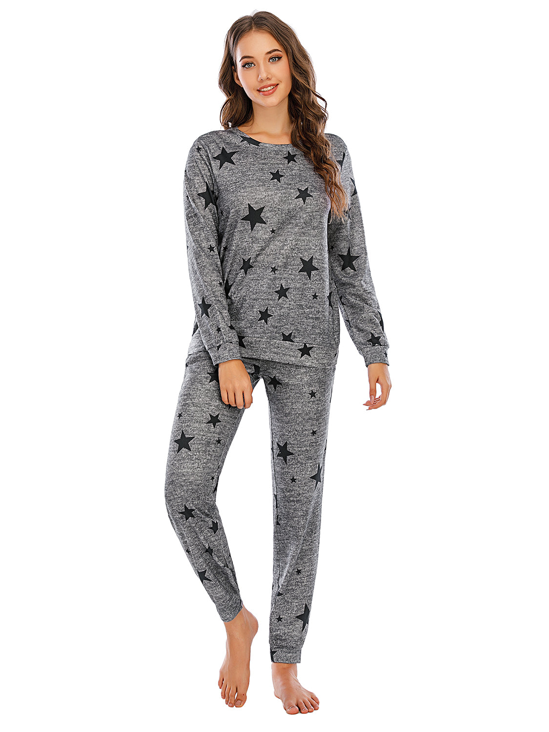 Star Top and Pants Lounge Set Lingerie & Nightwear